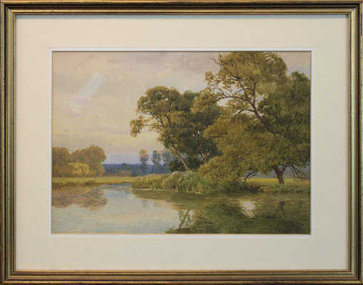 Дьюкейн Элла Мари, Лэмплоу Огастес Осборн, Линас-Грэй Джон Абернети, Вард Кирилл, Палмер Гарольд Саттон, Пайн Томас, Ханнафорд Чарльз Эдвард. Лот из шестнадцати акварелей